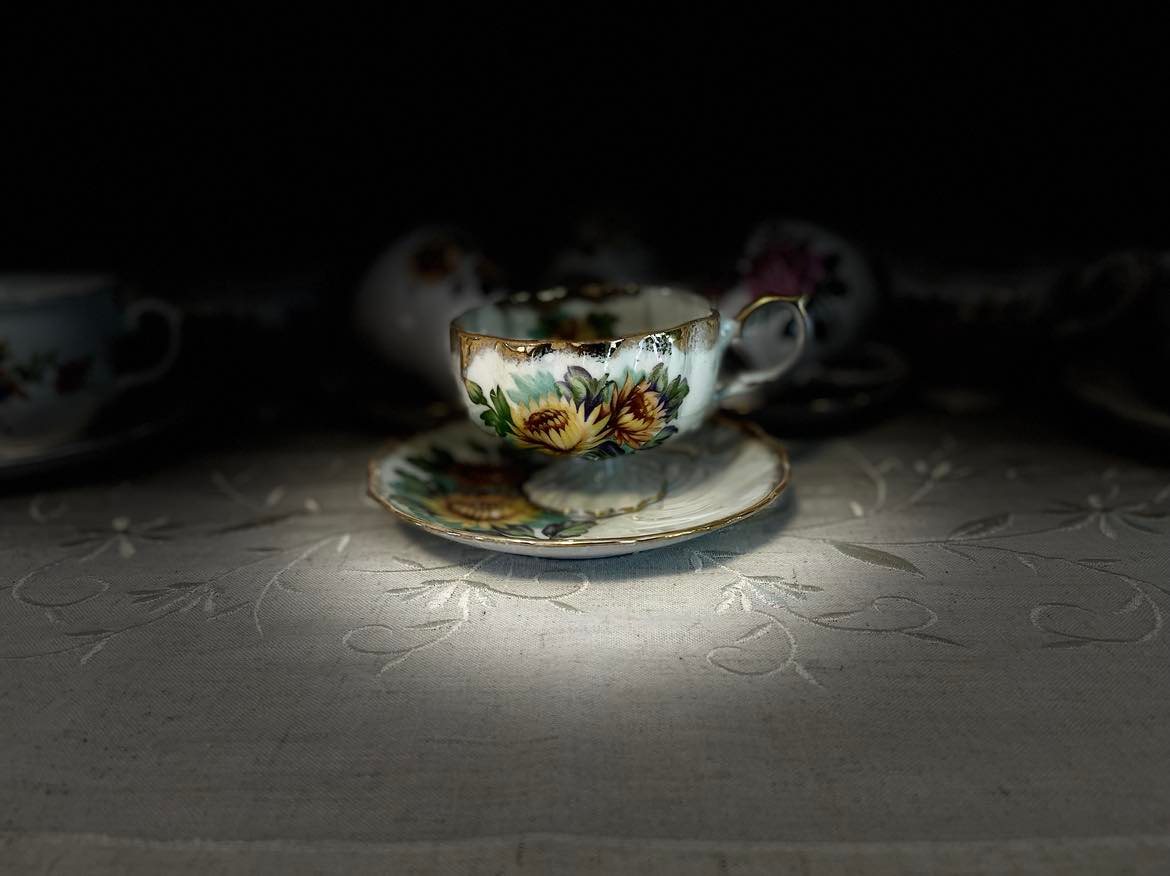 Vintage Bone China Tea Cup & Saucer Set, Made in Japan.